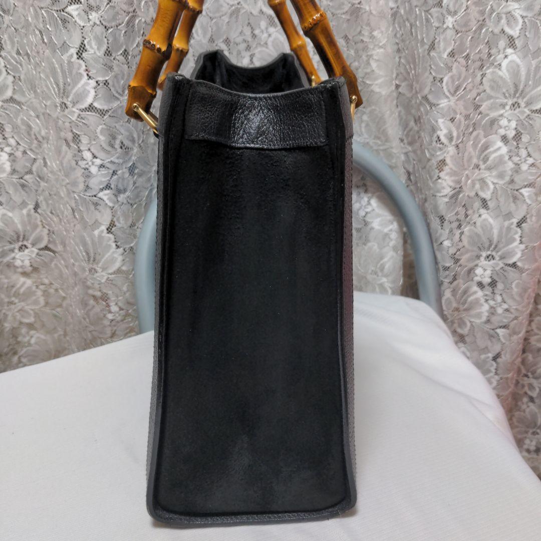 GUCCIバンブースエードバックダイアナ黒　　　　　　　　　完全リペア済み