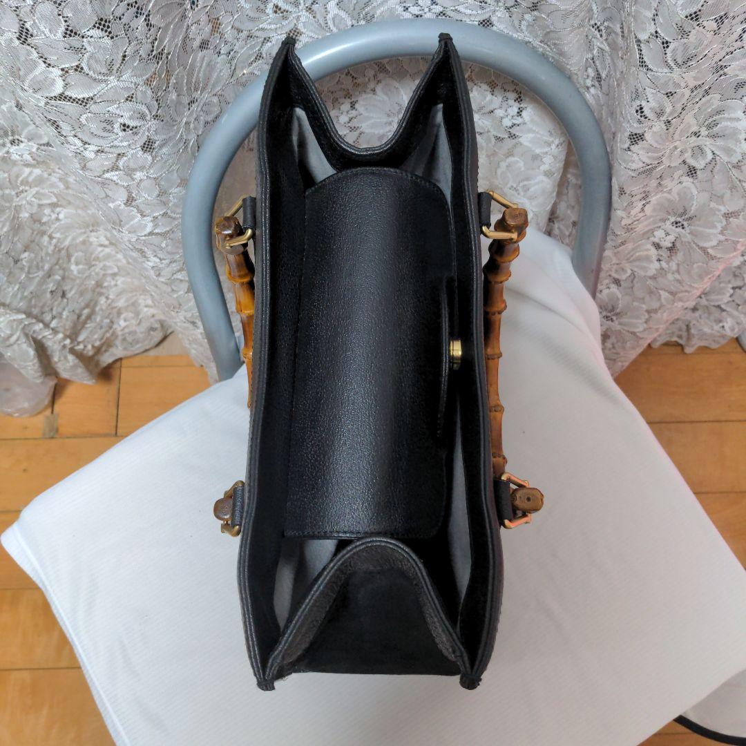 GUCCIバンブースエードバックダイアナ黒　　　　　　　　　完全リペア済み