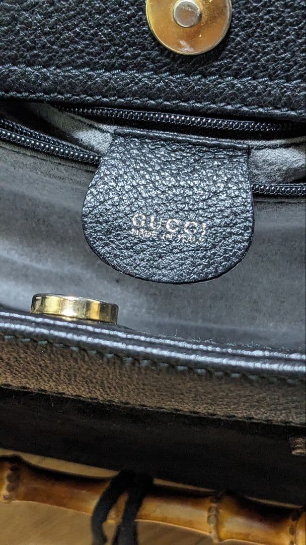 GUCCIバンブースエードバックダイアナ黒　　　　　　　　　完全リペア済み