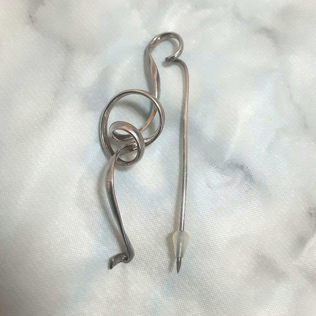   384 フォーゲット ミー ノット ブローチ