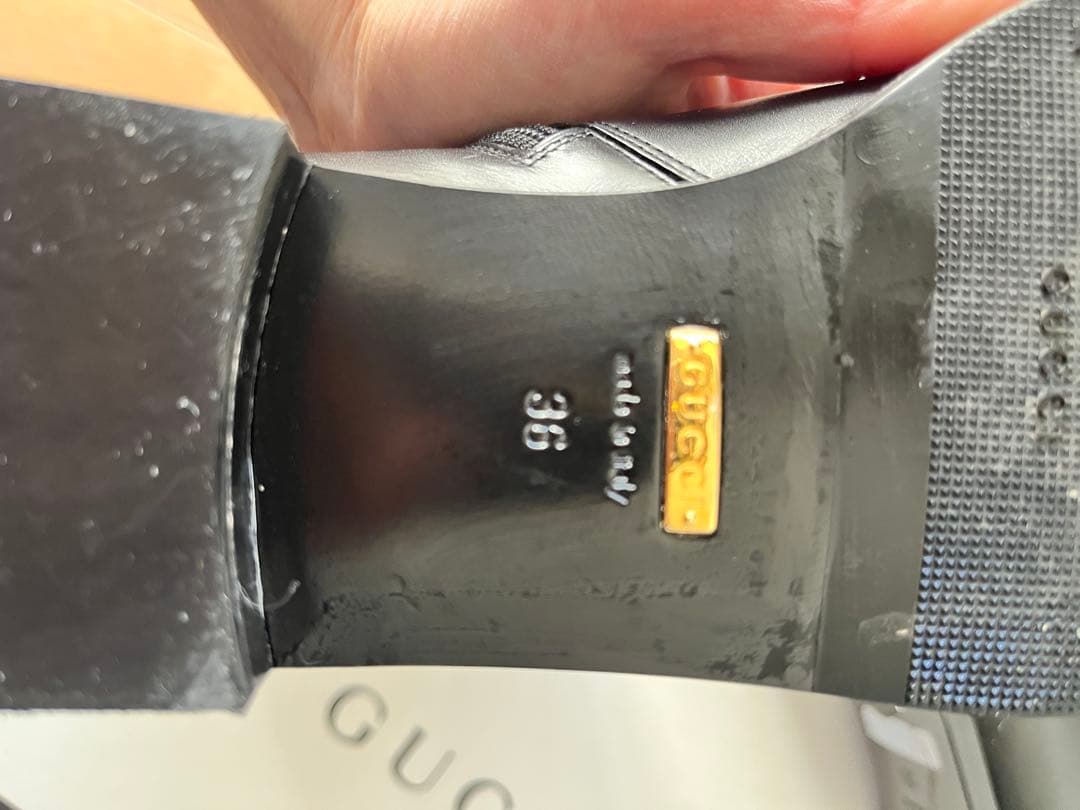 GUCCI ブラック ショートブーツ 36