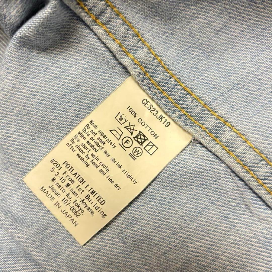 ジャケット・アウター C.E CAVEMPT DESIGN WASH DENIM JACKET