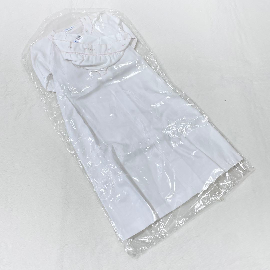 【ファミリア】新品 ベビードレス 帽子 セット ピンク 刺繍 女の子