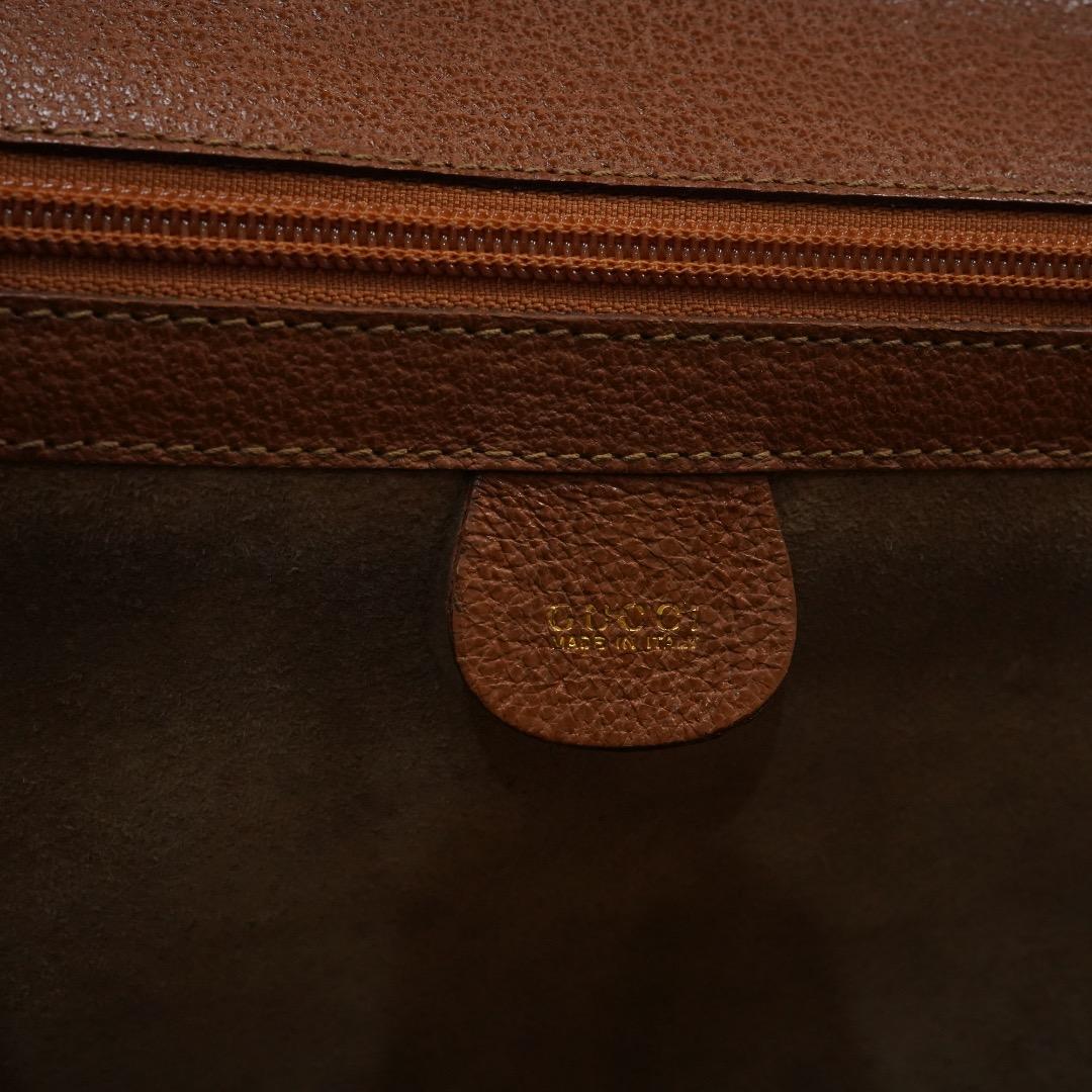 GUCCI ビジネスバッグ 2way バンブー カーフレザー ブラウン