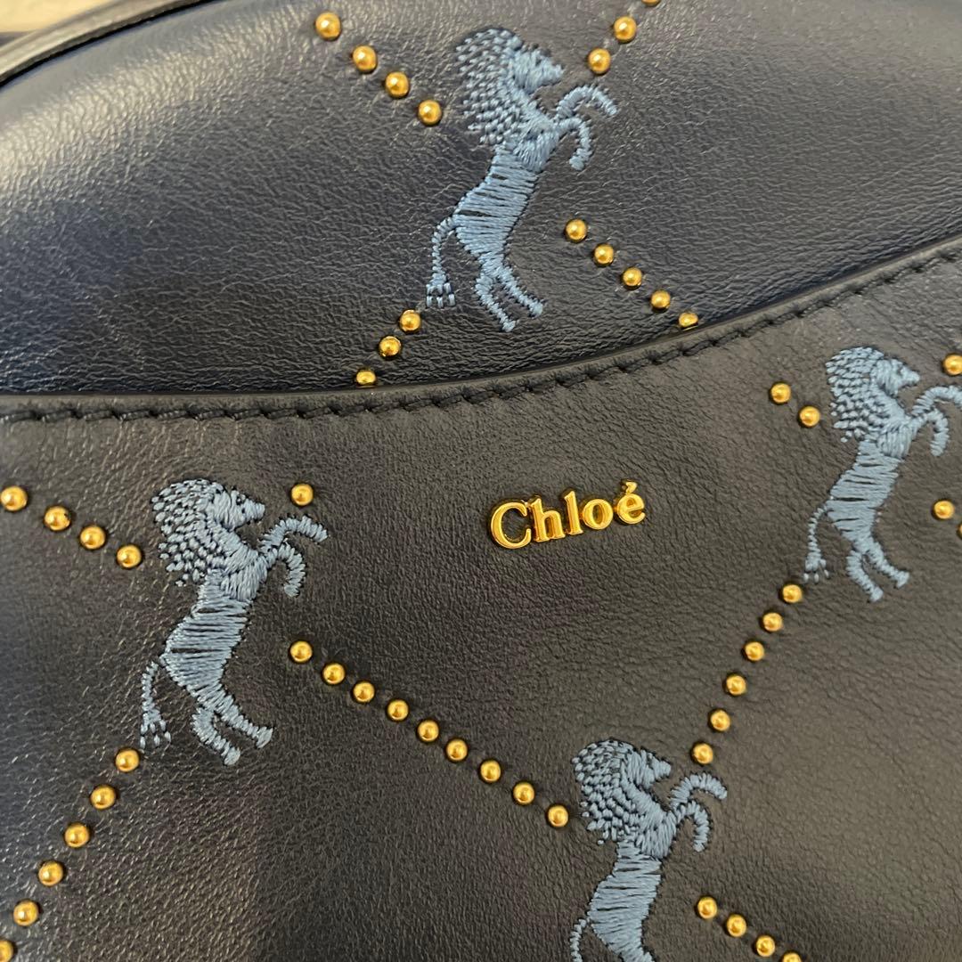 Chloé ネイビー ボディバッグ