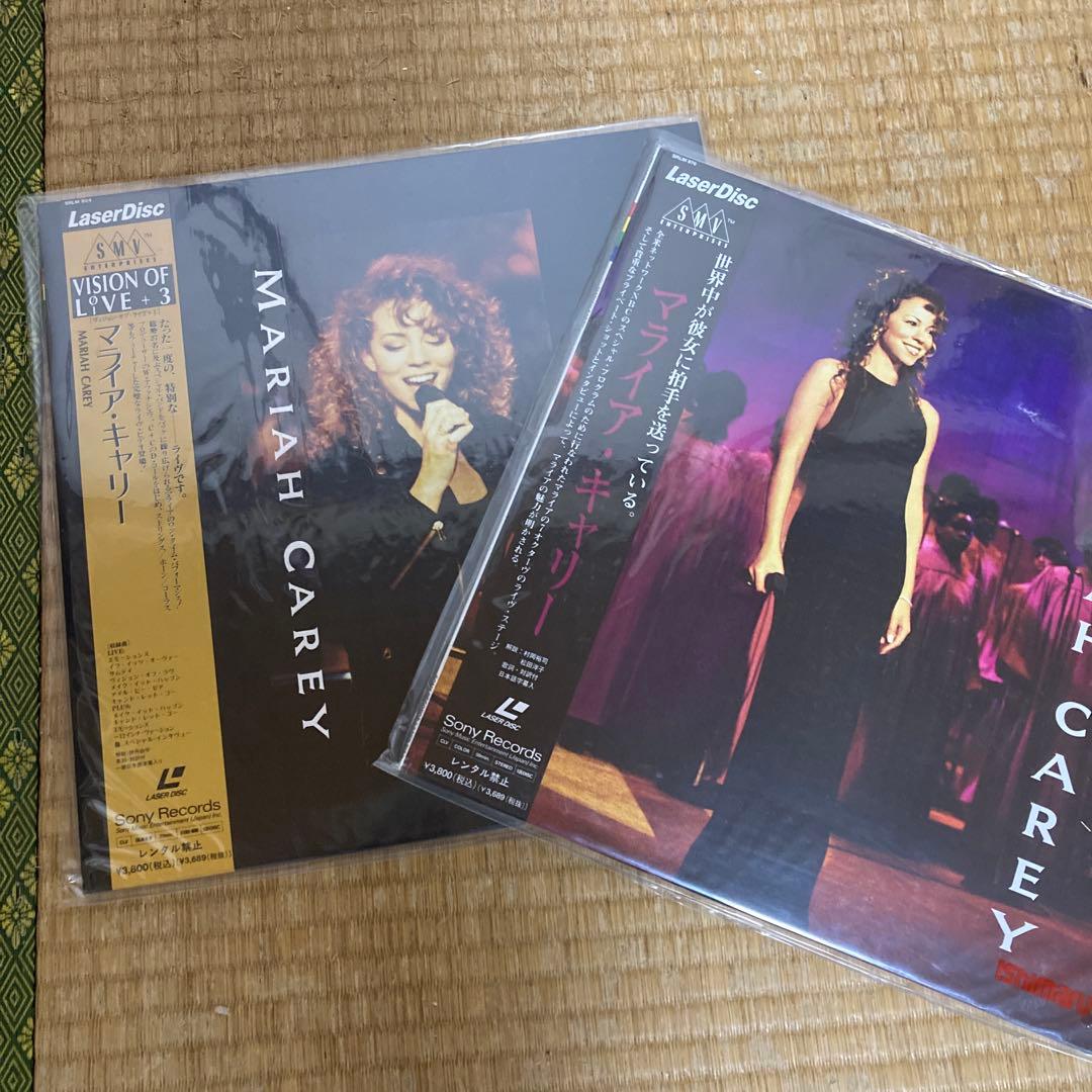 マライア・キャリー　レーザーディスク 3枚セットで