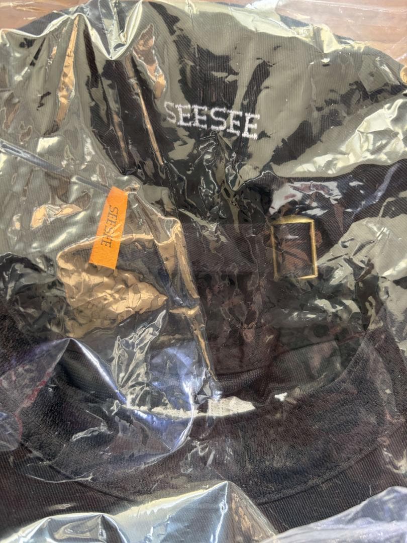 新品 SEE SEE COTTON JET CAP BLACK / 黒 キャップ