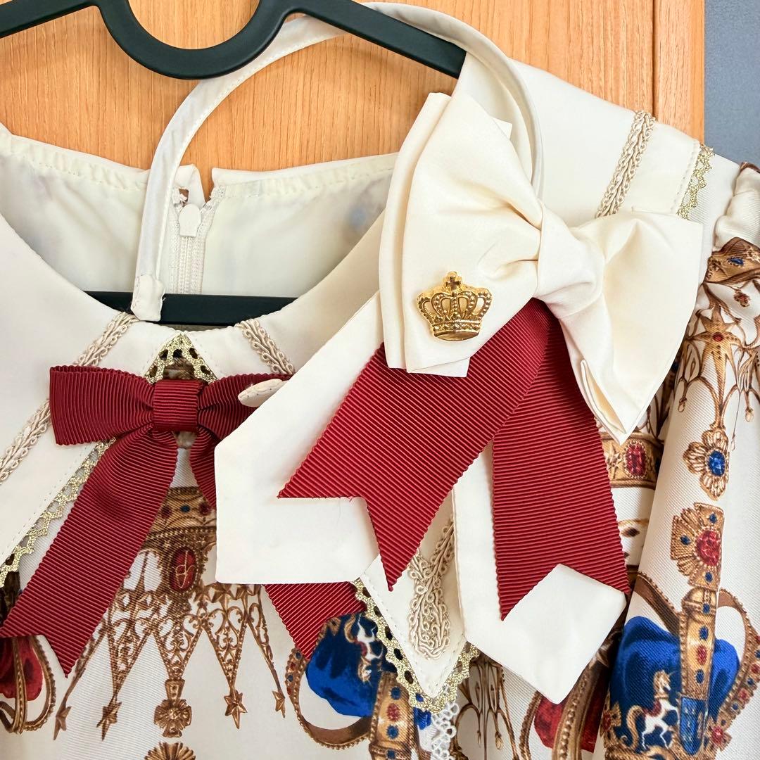 【美品2点セット】British Crownワンピースとカチューシャ レア