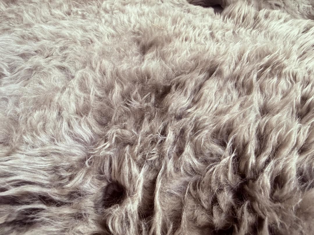 【4枚セット】ムートンラグ オーストラリア産 天然羊毛 天然ムートン100%