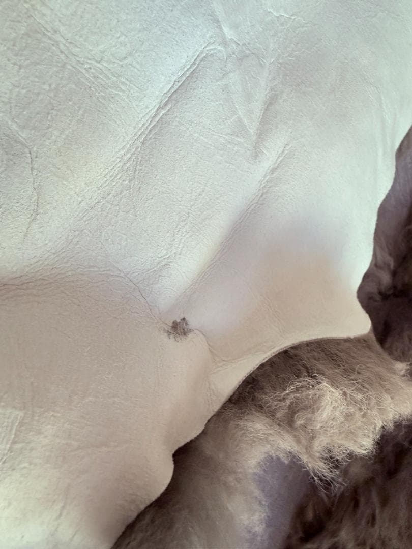 【4枚セット】ムートンラグ オーストラリア産 天然羊毛 天然ムートン100%