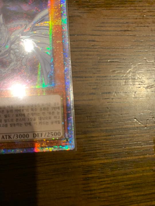 遊戯王 青眼の亜白龍　韓国版　プリシク