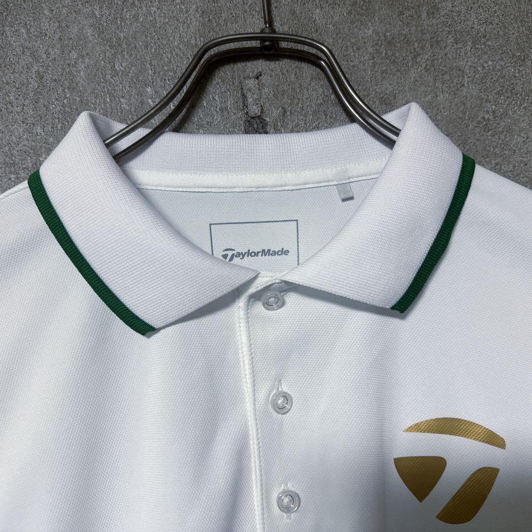 TaylorMade テーラーメイド 88th ロゴ ポロシャツ グリーン M