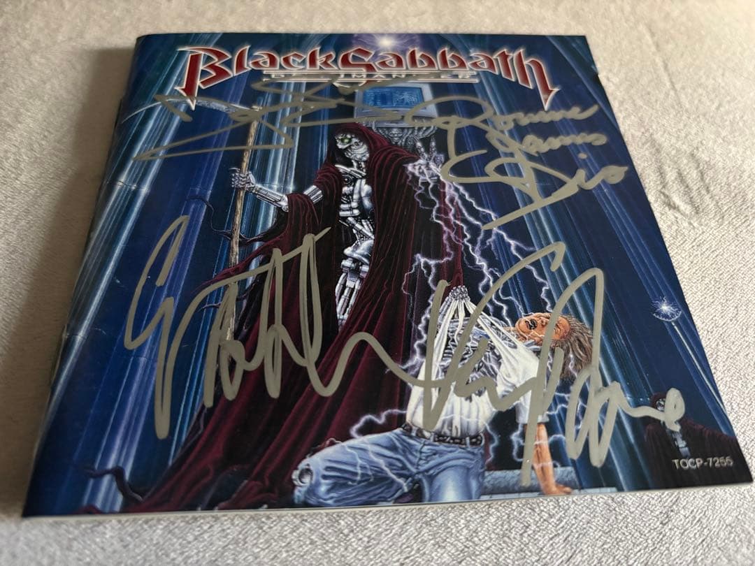 レア　ブラックサバス　直筆サインCD black sabbath dio ディオ