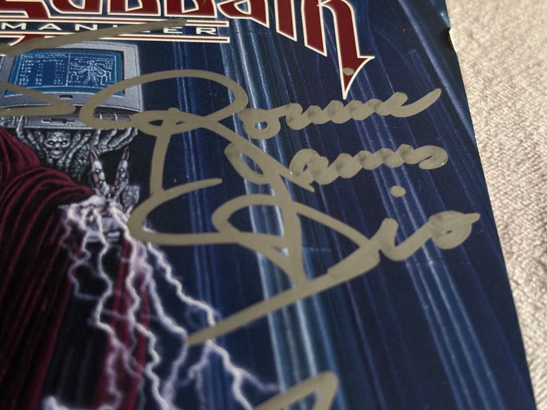 レア　ブラックサバス　直筆サインCD black sabbath dio ディオ