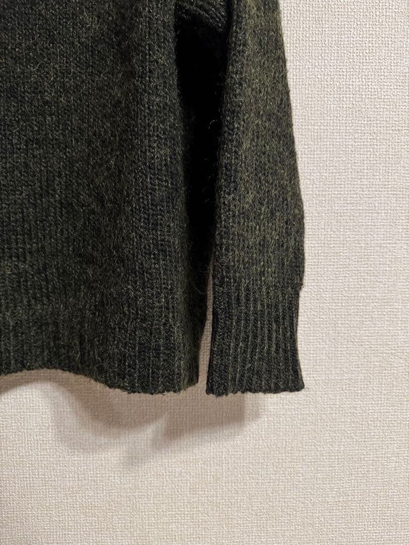 トップス Omar Afrdi half zip mohair knit