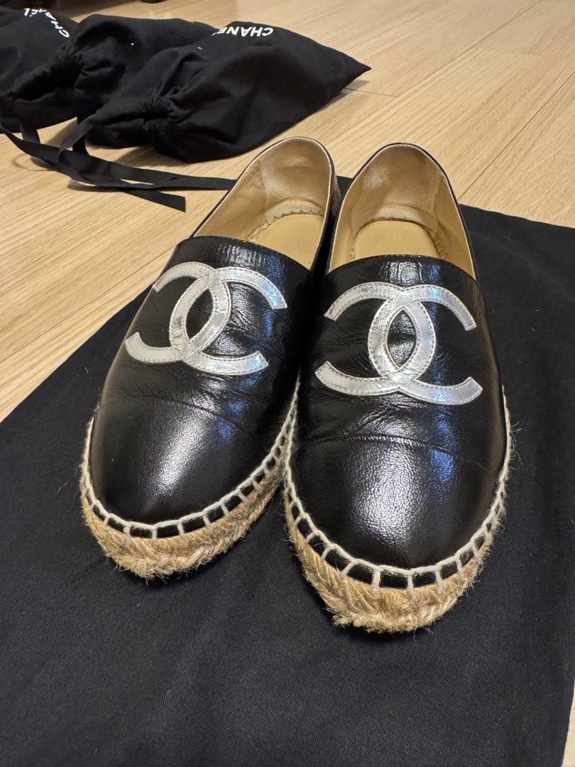 ✨CHANEL シャネル エスパドリーユ ココマーク ブラック ✨