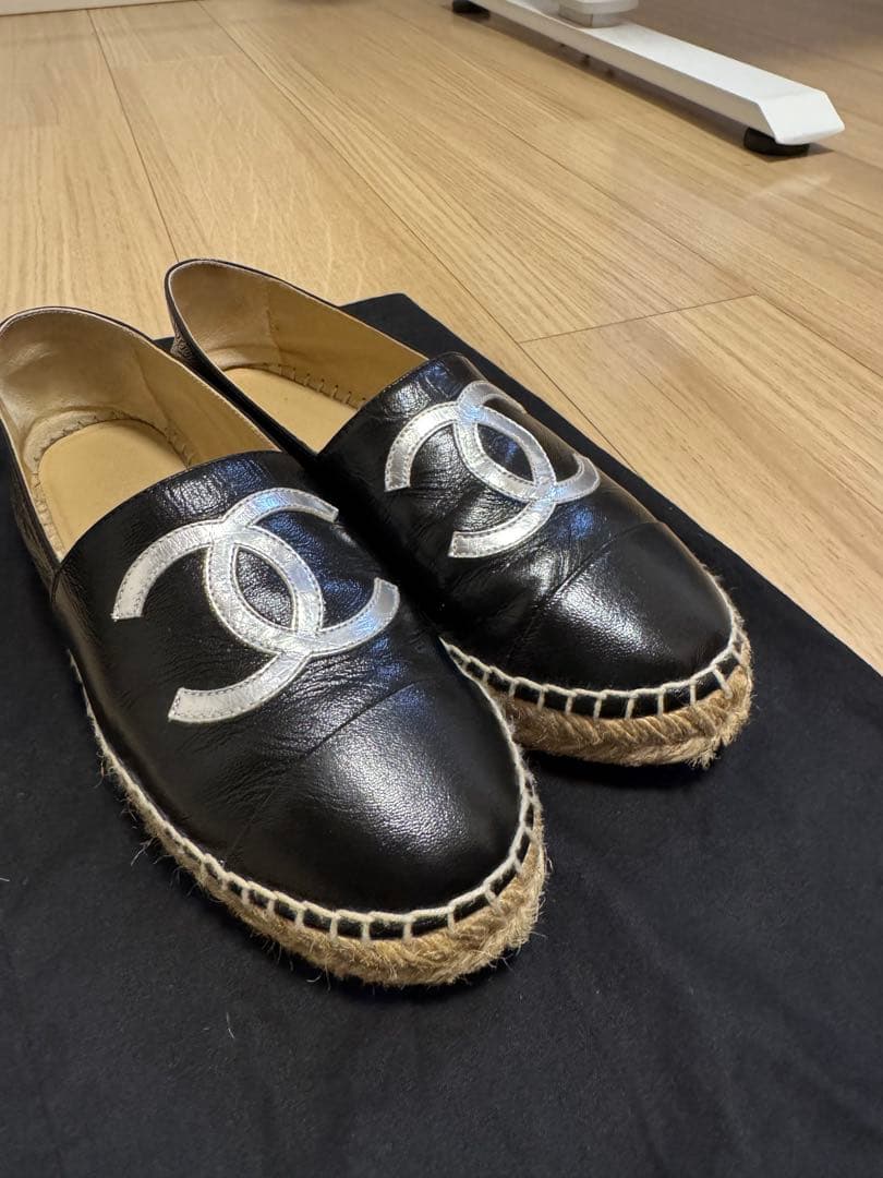 ✨CHANEL シャネル エスパドリーユ ココマーク ブラック ✨