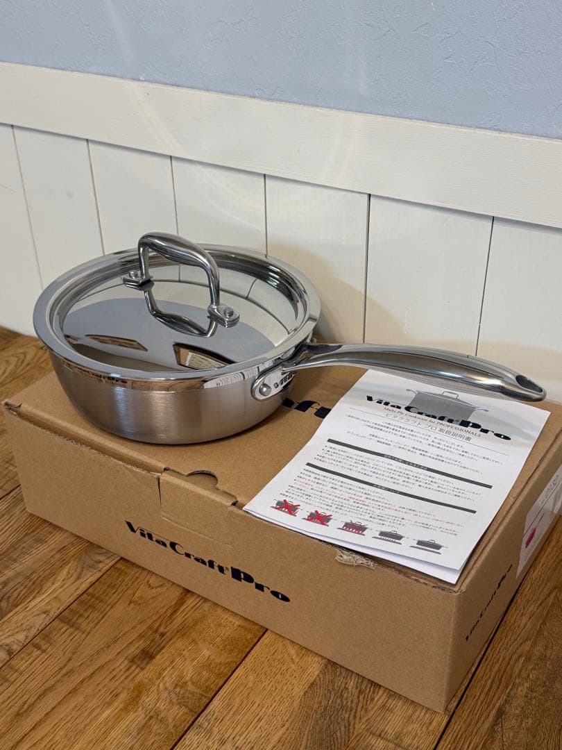 新品 ビタクラフト プロ ソテーパン 2.1L 20cm NO.0132