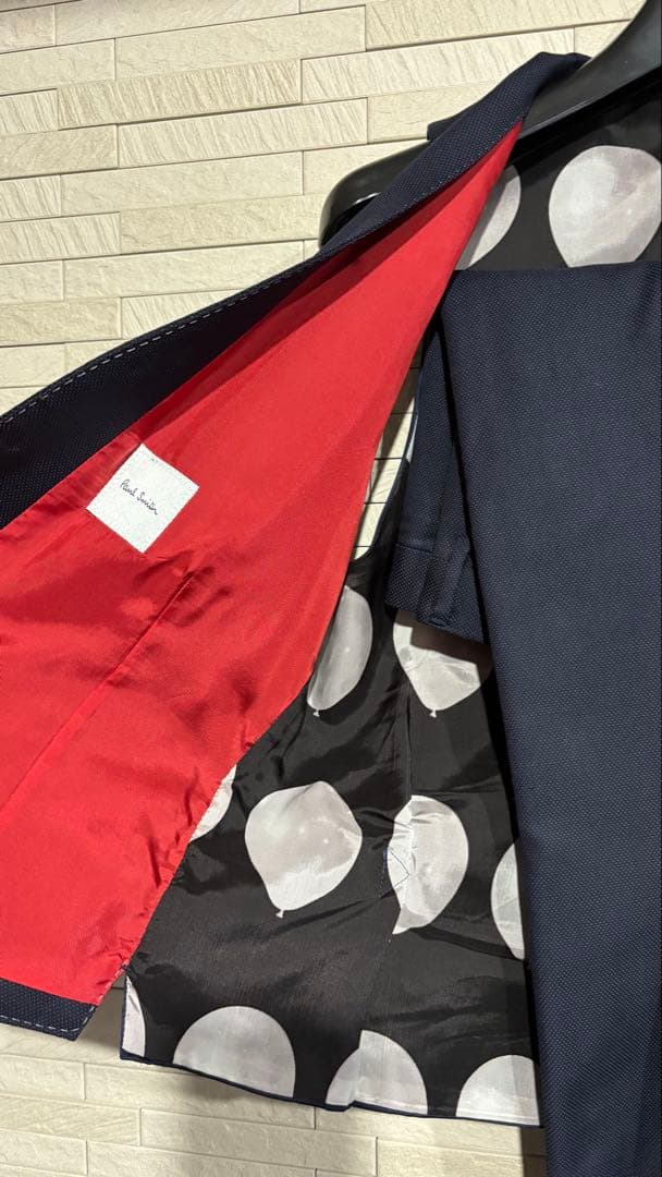 ラクダさま専用ポールスミスネイビー ビジネススーツ 3ピース