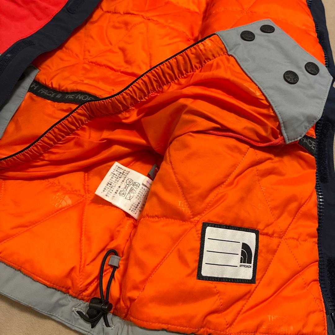 THE NORTH FACE キッズ/スキージャケ/ネイビー/オレンジ/グレー