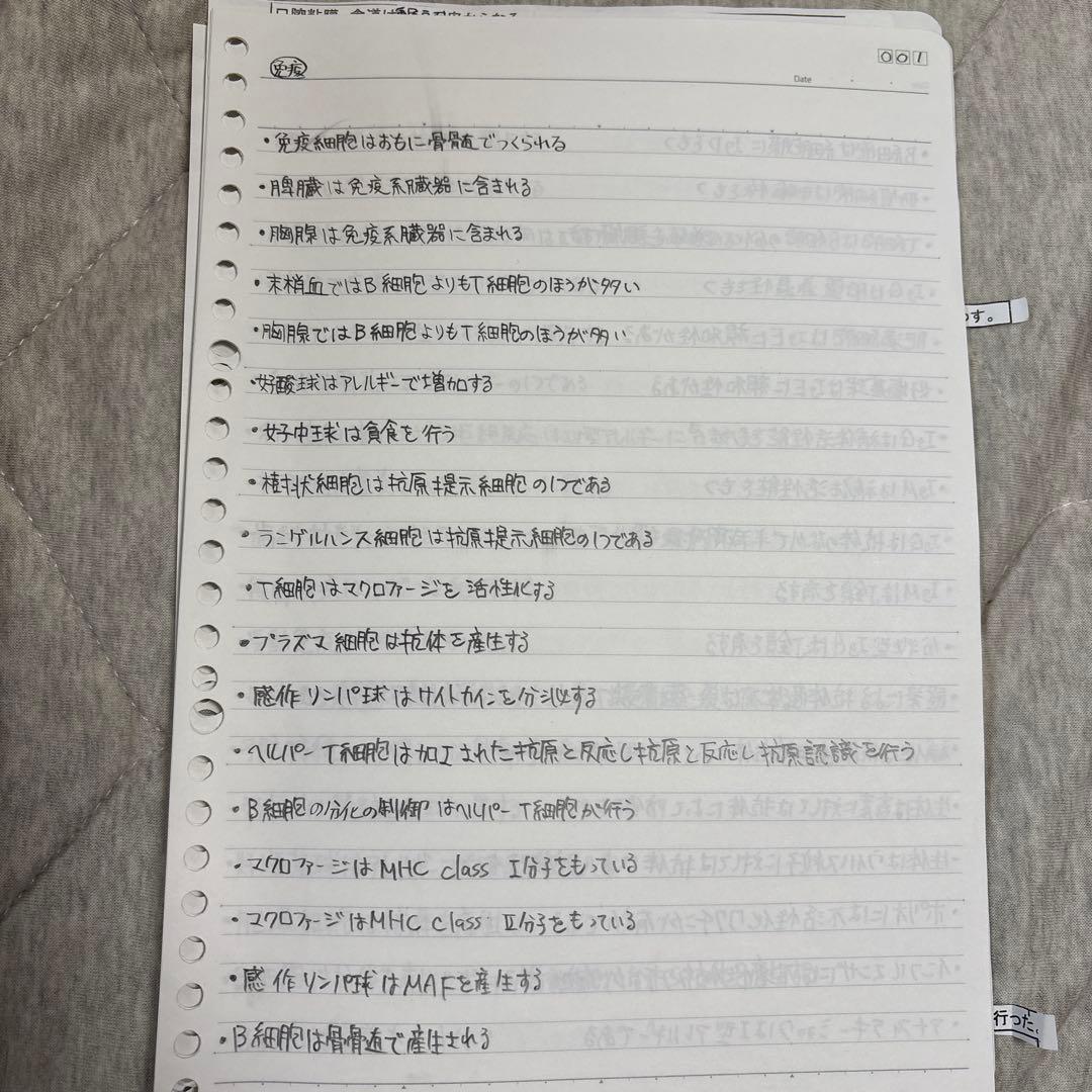 歯科医師国家試験　119回対策ノートのコピー版