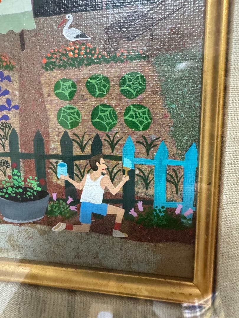 アンビエール　油絵　1点もの