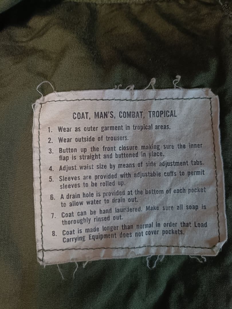 2nd 前期 ジャングルファティーグ ジャケット　美品 R-L 1965-66年