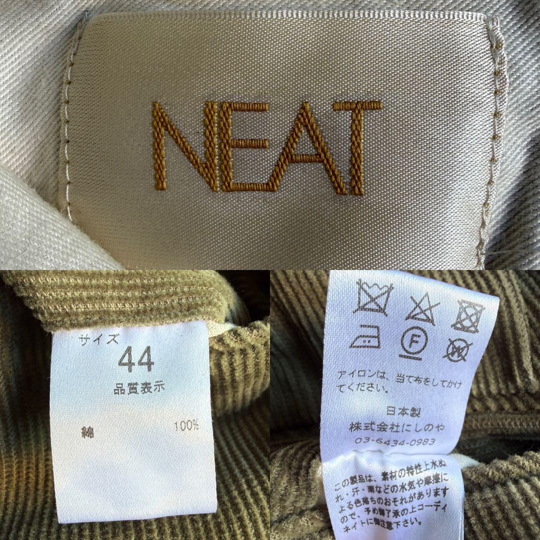 パンツ NEAT two tuck corduroy trousers