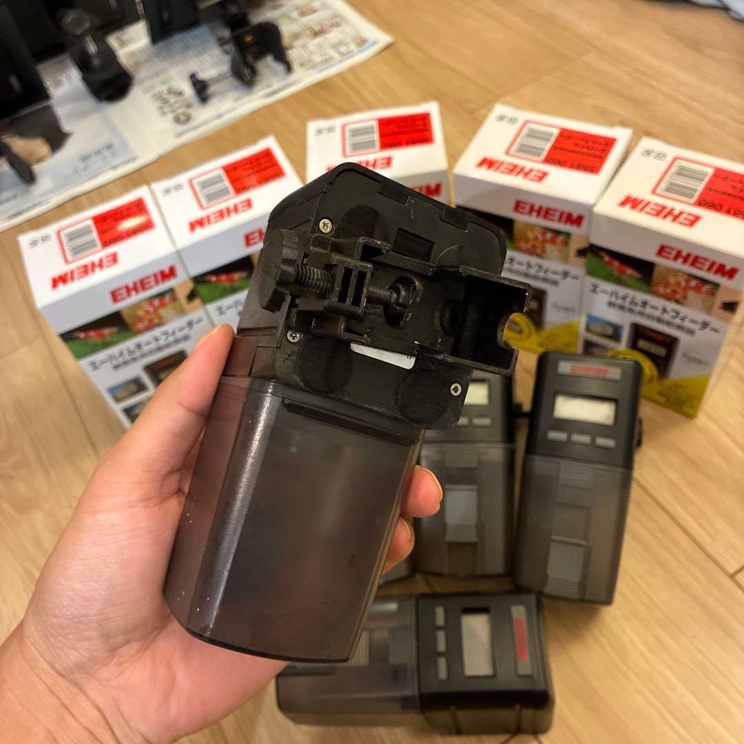 エーハイム　オートフィーダー　5個セット　マウント1セット付き