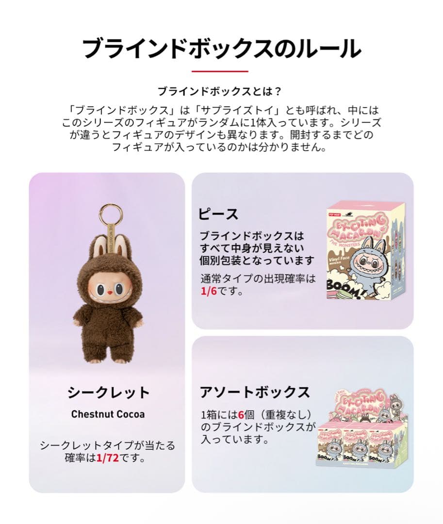 【新品未開封】THE MONSTERS Exciting Macaron