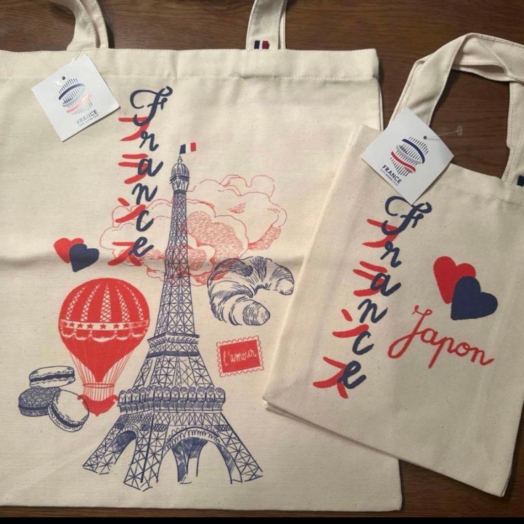 【新品未使用】大阪 関西万博 フランス館 限定 トート バッグ　大・小セット