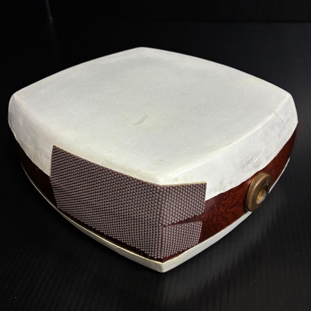 美品 即演奏可能 津軽三味線 紫檀 高級黒檀紅木巻き糸巻き 両面皮破れなし