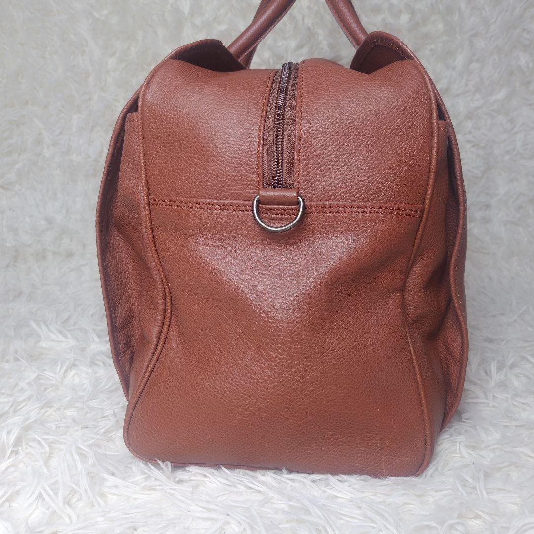 【希少/入手困難/廃盤品】モリタカバン レザー ボストンバッグ 2way 茶色