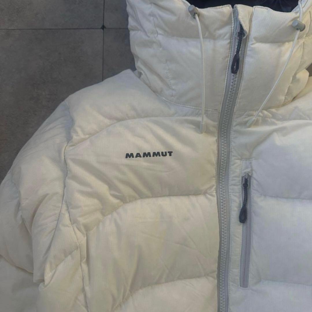 【超希少カラー❗️】極暖MAMMUT マムート　ダウンジャケット　ホワイト　S