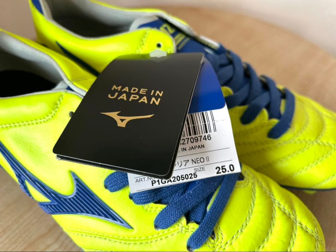 ミズノ モレリアネオ2 限定カラー　25.0cm イエロー 新品未使用品