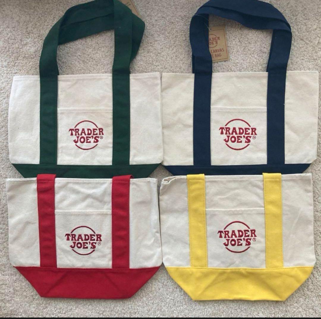 【新品タグ付未使用】TRADER JOE'S ミニトートバッグ 4点セット