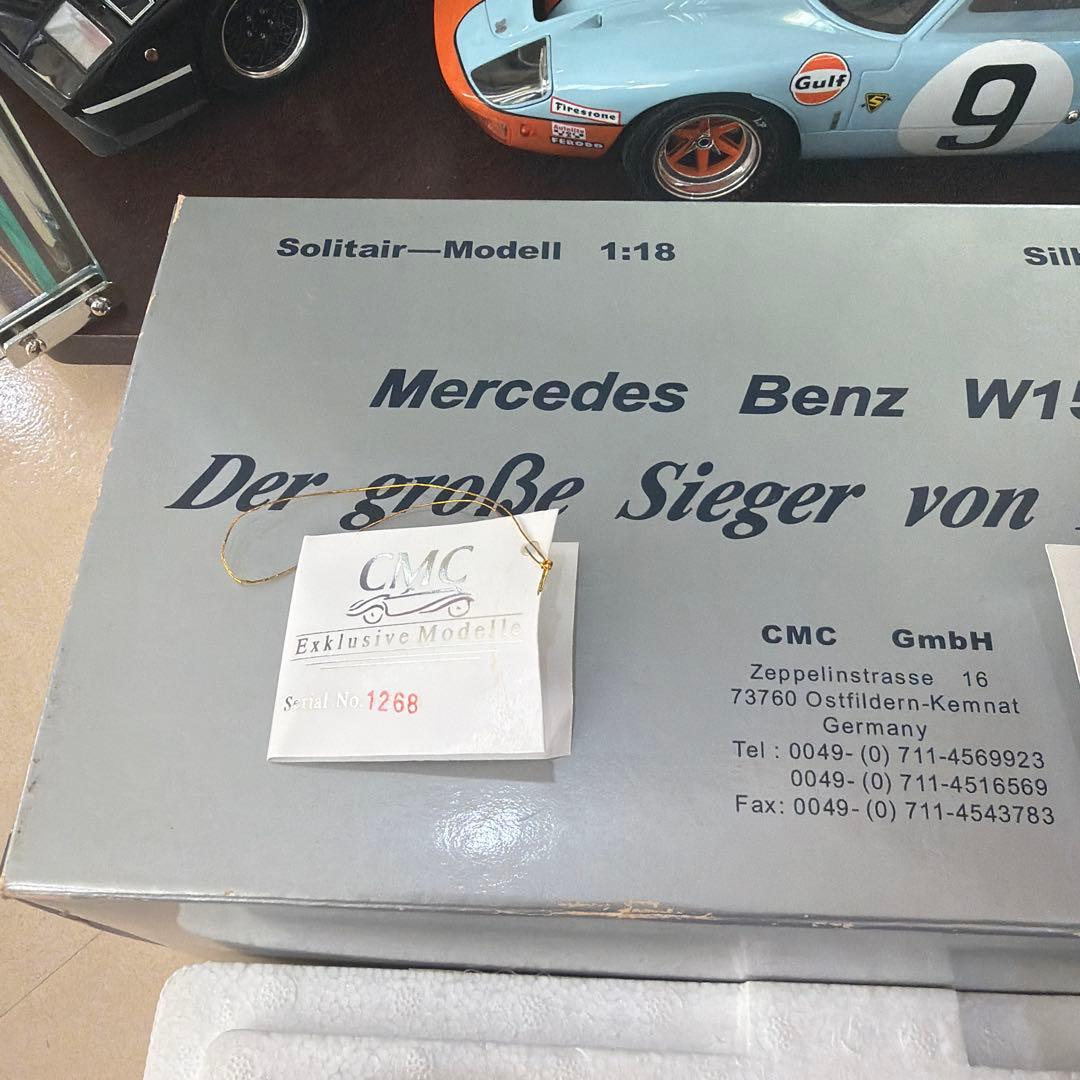 Mercedes Benz W154 1938 ミニカー 1:18