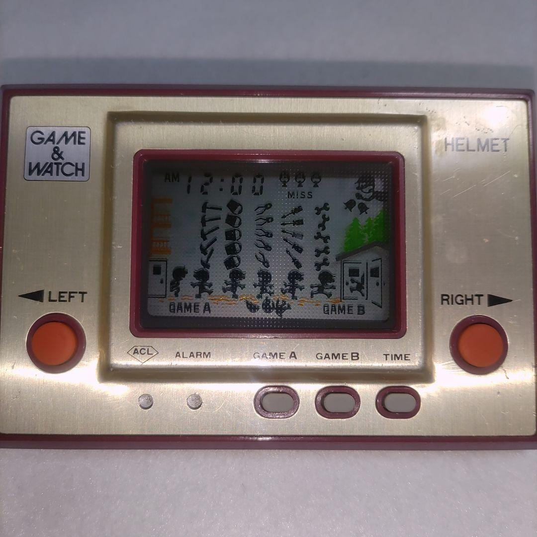 ゲーム＆ウォッチ ゴールド　ヘルメット