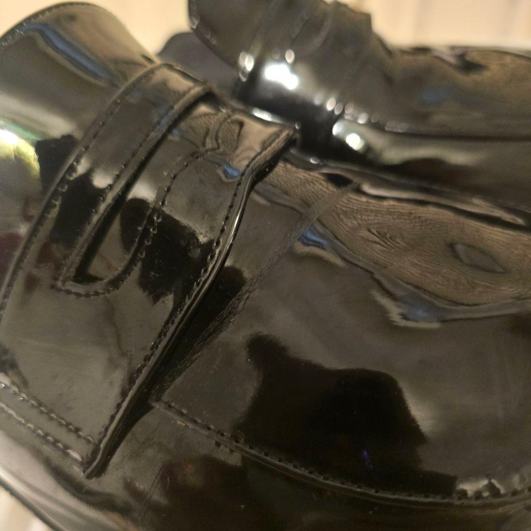 Racbaki 矯正靴 ラクバキ ローファーサボ エナメル M