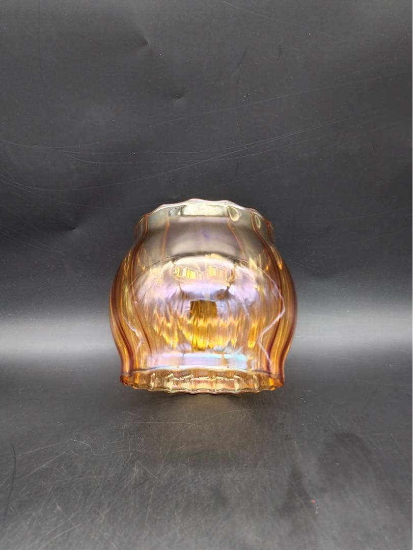 コールマン286a　ワンマントル交換用ホヤ 琥珀色波模様