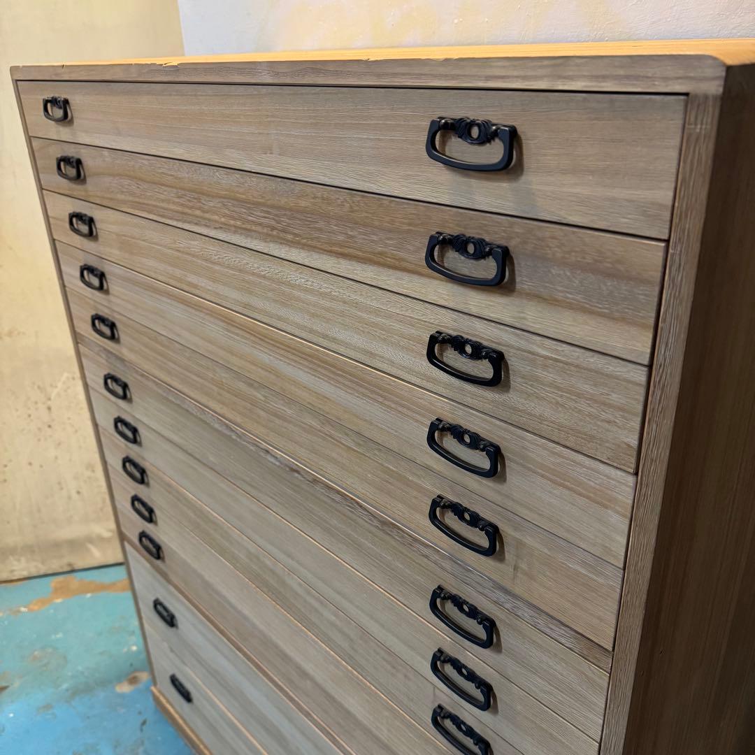 着物収納 桐箪笥 衣装箪笥 衣装ケース 12段 隠し収納付き 国産 日本製