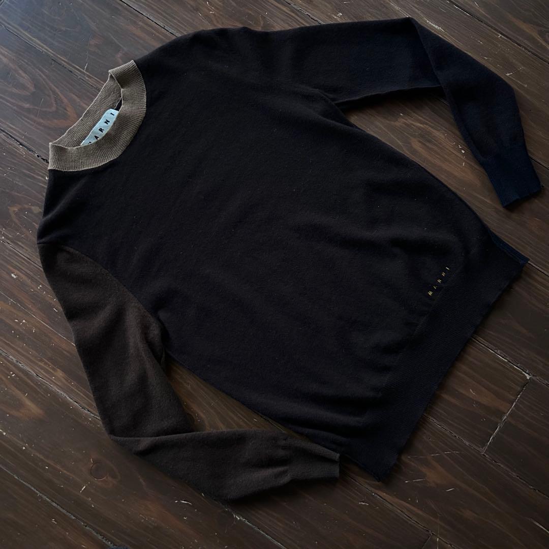 MARNI マルニ 4色ウールニット 焦茶/黒/茶/ベージュ