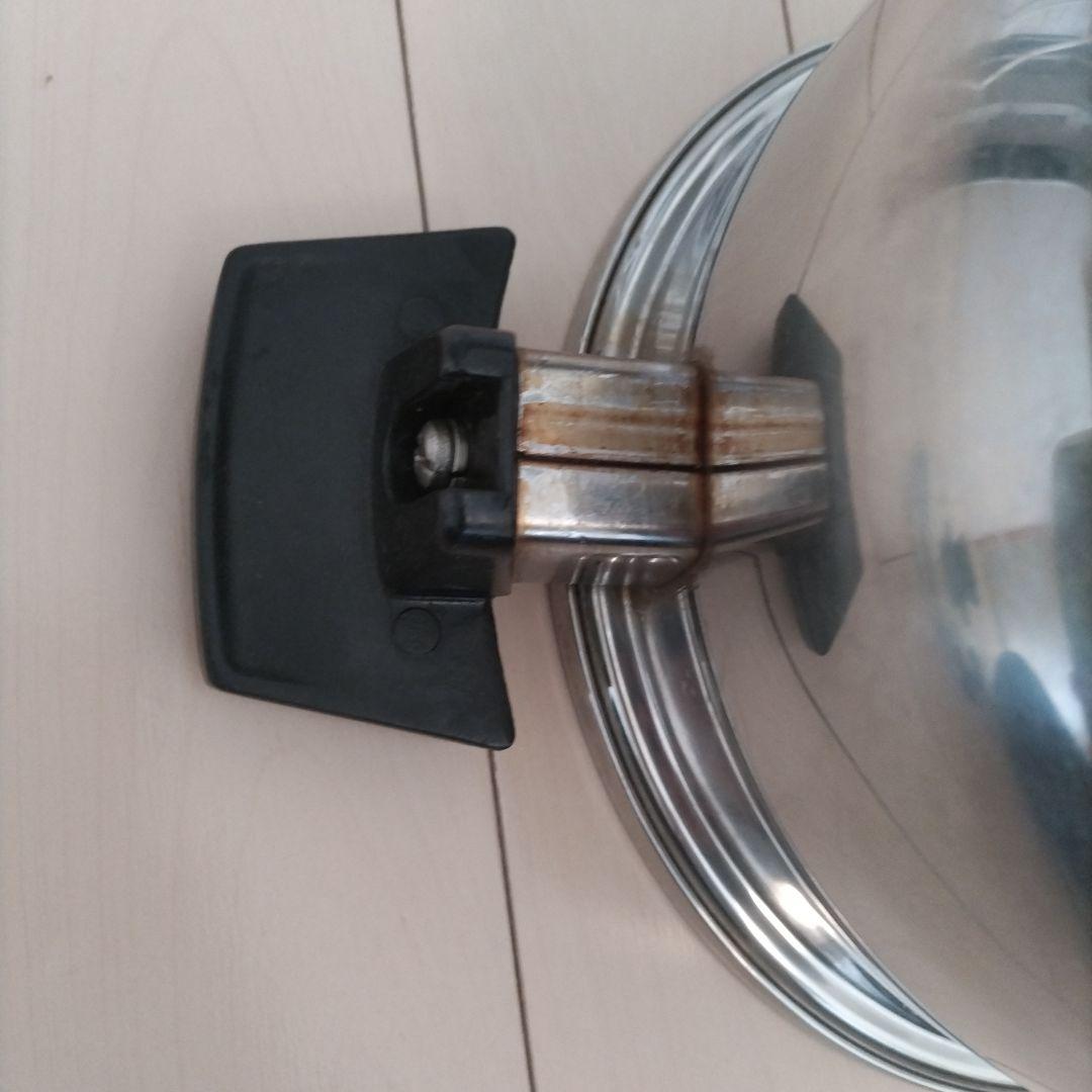 ロイヤルクイーン　ステンレス 両手鍋 蓋付き