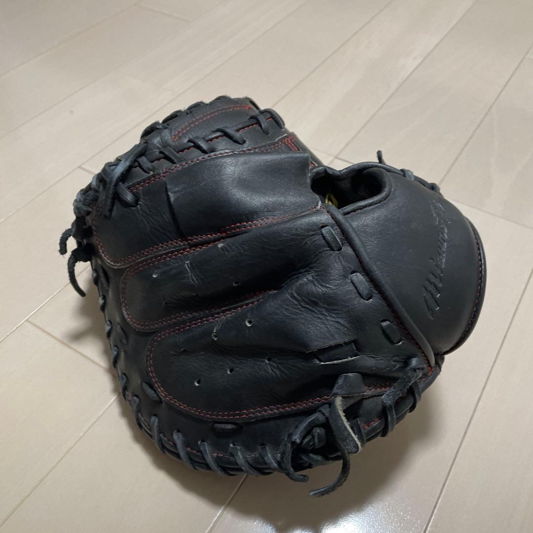 レア！ミズノプロ　硬式キャッチャーミット　ウエスタンプロ 黒 炭谷モデル