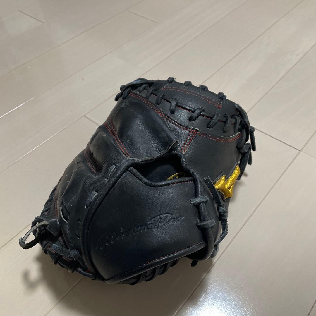 レア！ミズノプロ　硬式キャッチャーミット　ウエスタンプロ 黒 炭谷モデル