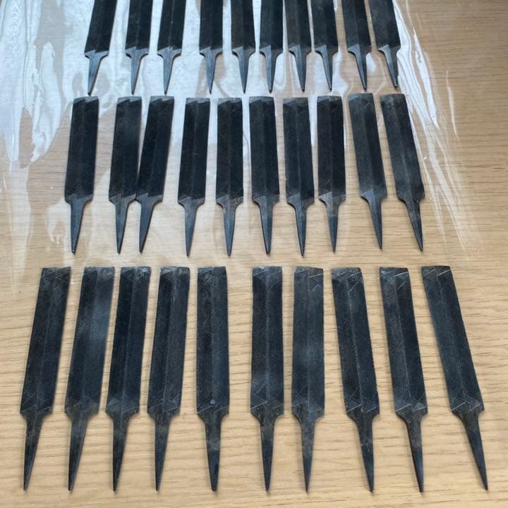 日本製  両刃ヤスリ/中挽切 30本