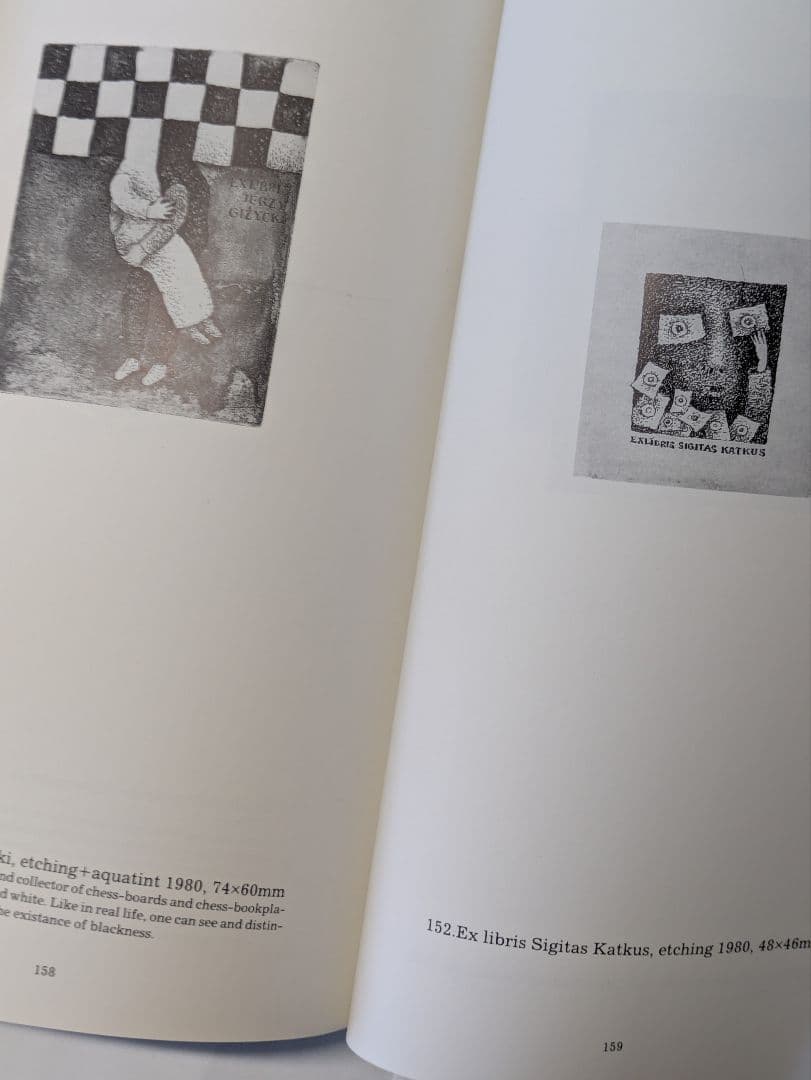 スタシス・エイドリゲビチュス 蔵書票 画集