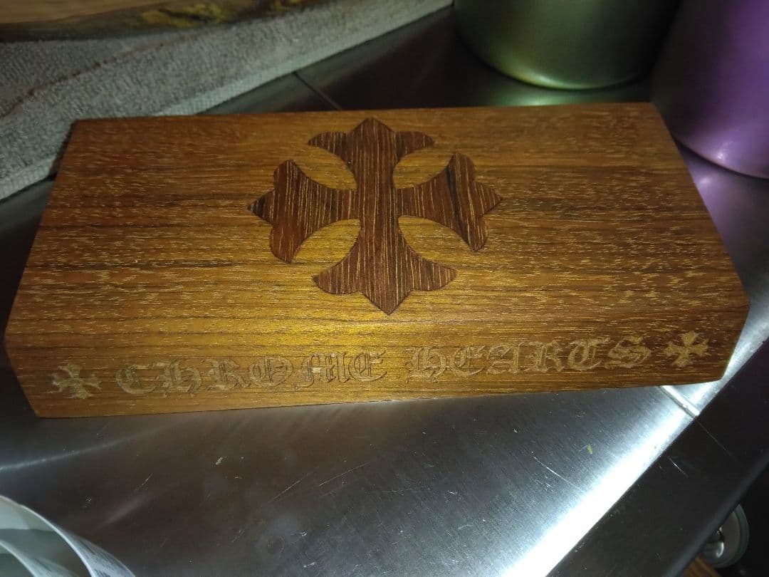 Chrome Hearts 木製ディスプレイ台