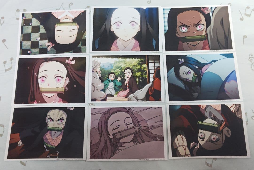 鬼滅の刃 場面写ブロマイドくじ 竈門禰豆子 甘露寺蜜璃 46枚セット