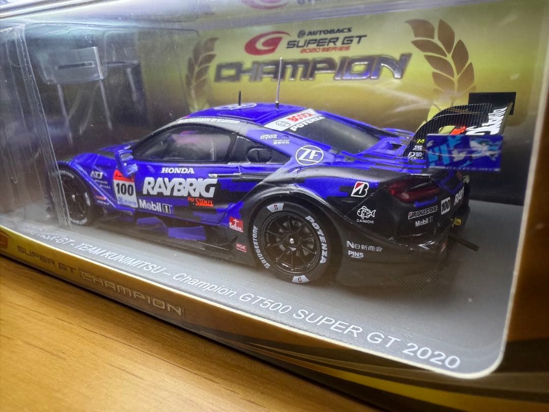 ミニカー 1/43 RAYBRIG NSX-GT Champion GT500 2020